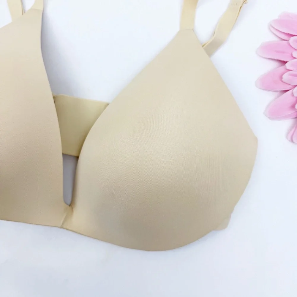 Skims Wireless Form Plunge Push Up Padded Bra Ivory Cream - Picture 6 of 12